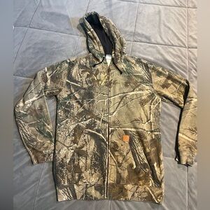 GUC carhartt camo zip up MENS M
